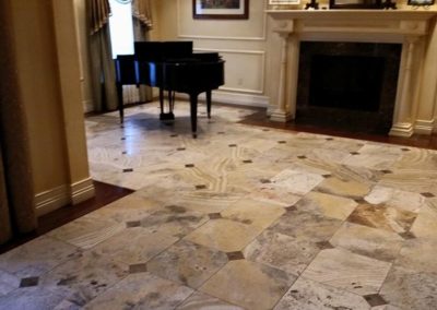 Honed Marble Floor Restoration Southeast Missouri